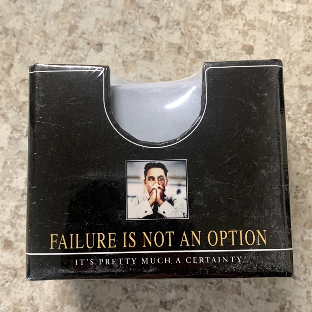 Mini Note Cube: 400 Sheets “FAILURE IS NOT AN OPTION…”